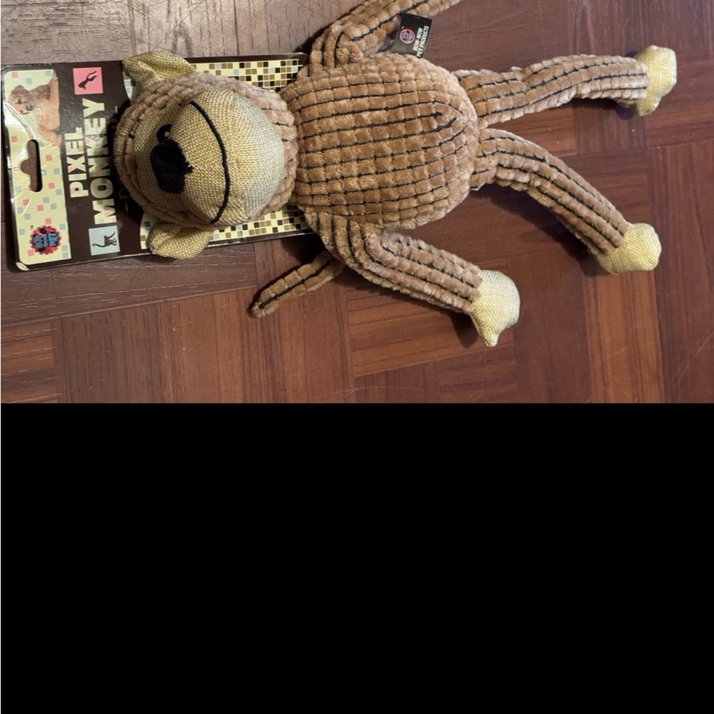 Pixel Monkey dog Plush Toy